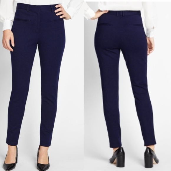 of/mercer Pants - Of/Mercer women’s Essex skinny pants high waisted  size 4 navy blue stretch